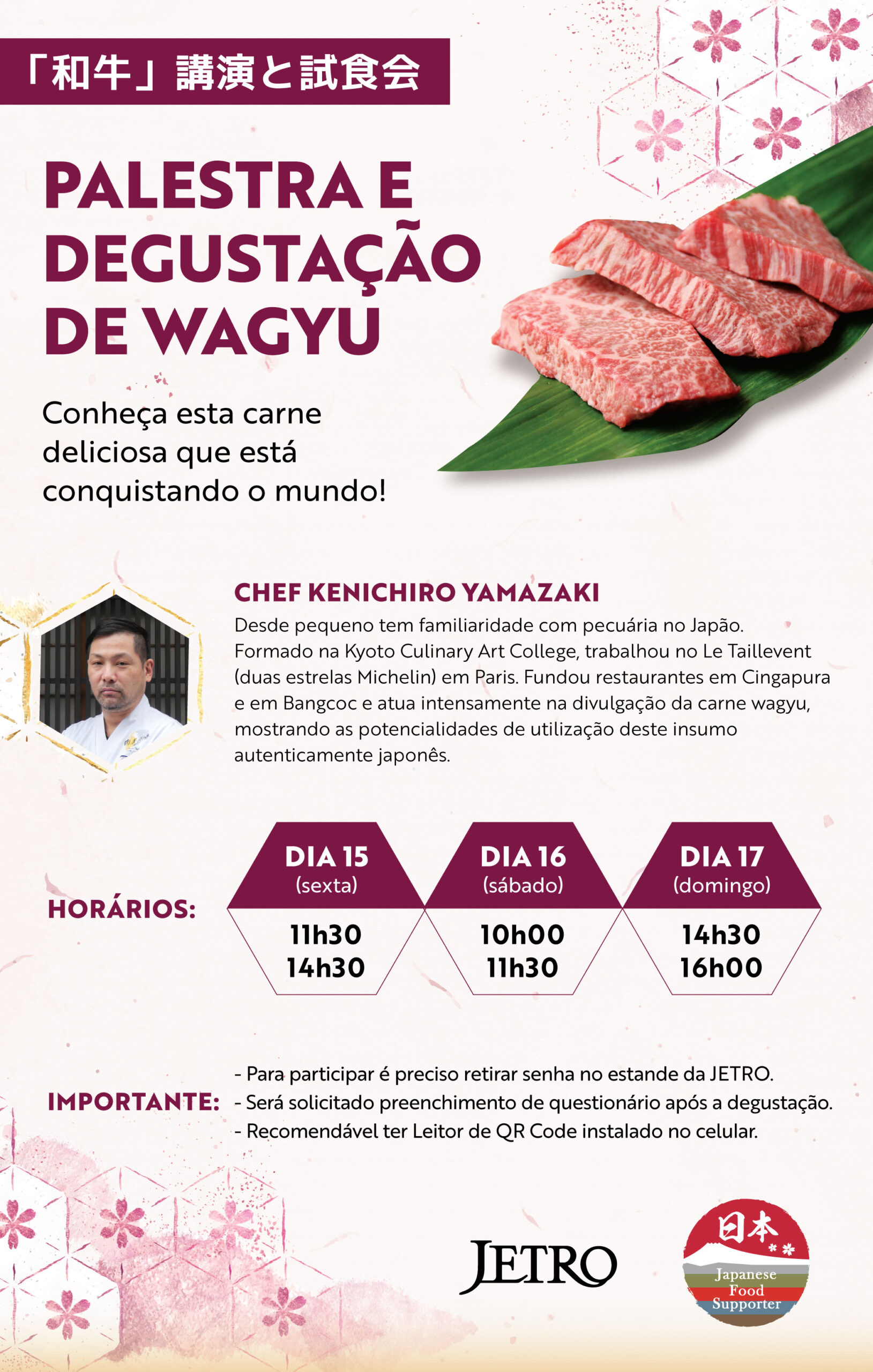 Festival do Jap o conta com palestra e degusta o Wagyu WagyuBrasil